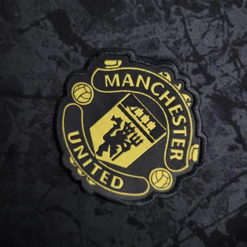 "Camisa Manchester United Co Branded 24/25 - Torcedor Masculina Preta - Netmantos"