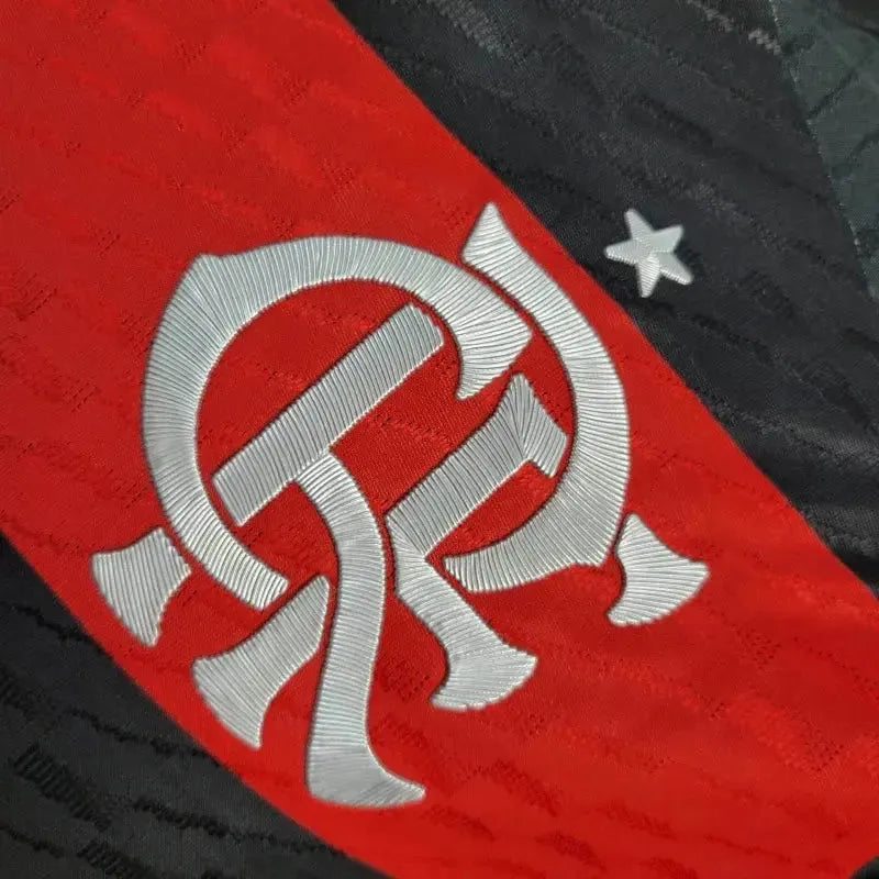 "Camisa Flamengo Home 24/25 - Jogador Masculina + Patch Two Nations, One Passion - Netmantos"