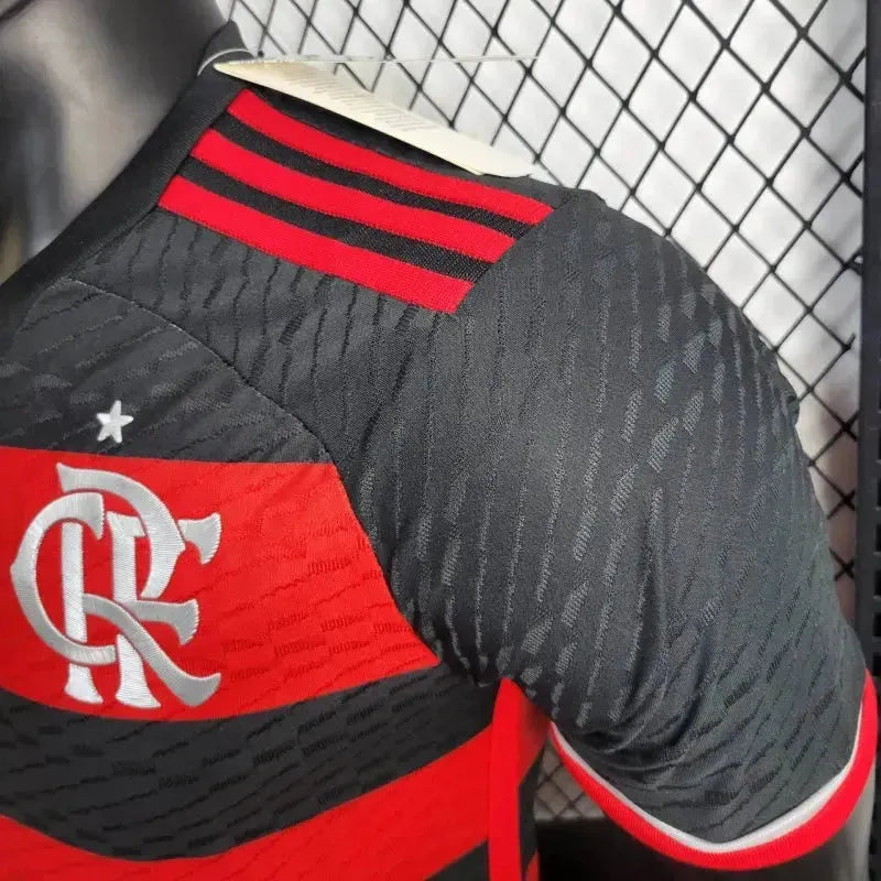 "Camisa Flamengo Home 24/25 - Jogador Masculina + Patch Two Nations, One Passion - Netmantos"