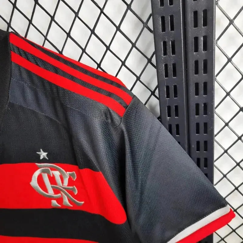 "Camisa Flamengo Home 24/25 - Torcedor Masculina + Patch Two Nations, One Passion - Netmantos"