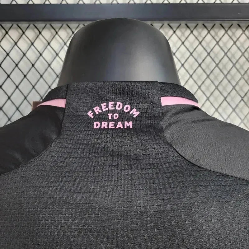 "Camisa Inter Miami Away 24/25 - Jogador Masculina Preta - Netmantos"