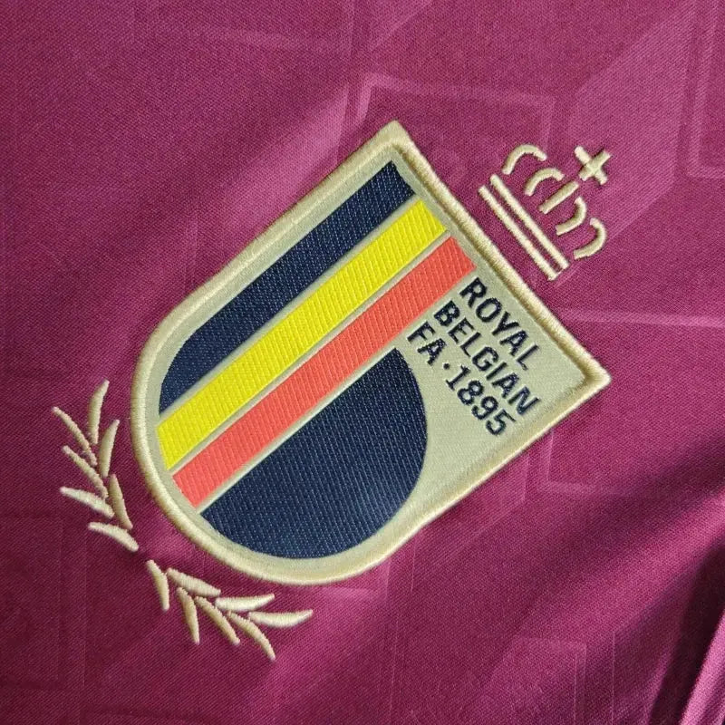 "Camisa Bélgica Home 24/25 - Torcedor Masculina Vermelha - Netmantos"
