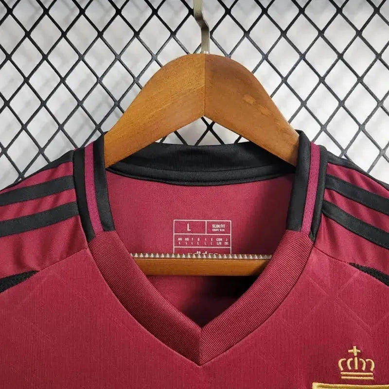 "Camisa Bélgica Home 24/25 - Torcedor Masculina Vermelha - Netmantos"