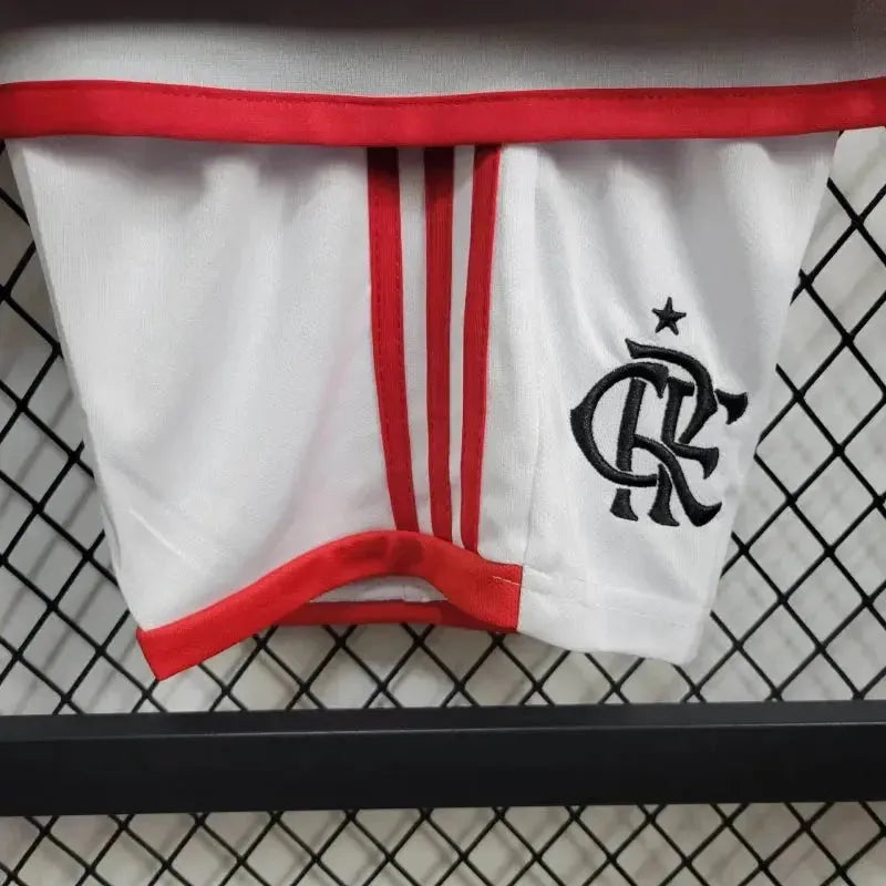 "Camisa Flamengo Home 24/25 - Torcedor Infantil Vermelha e Preta - Netmantos"