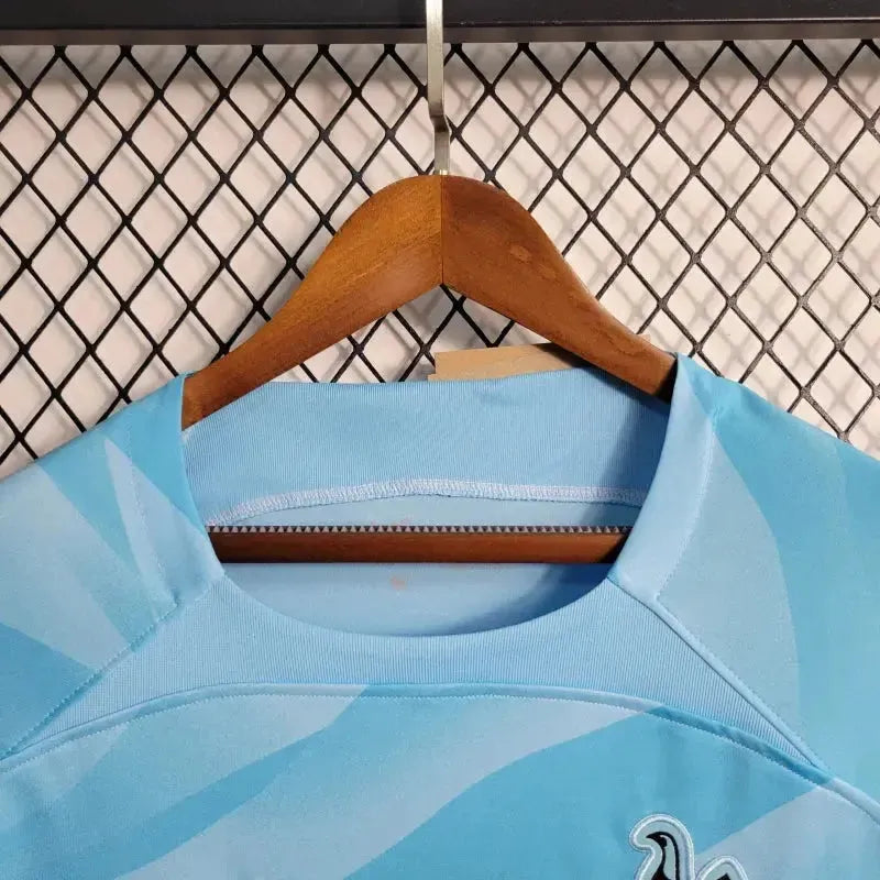 "Camisa Tottenham Goleiro 23/24 - Torcedor Masculina Azul - Netmantos"