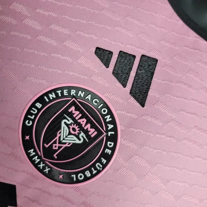 "Camisa Inter Miami Home 24/25 - Jogador Masculina Rosa - Netmantos"