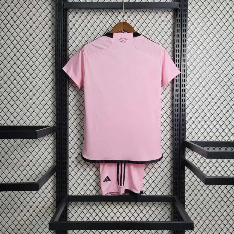 "Camisa Inter Miami Home 24/25 - Torcedor Infantil Rosa - Netmantos"