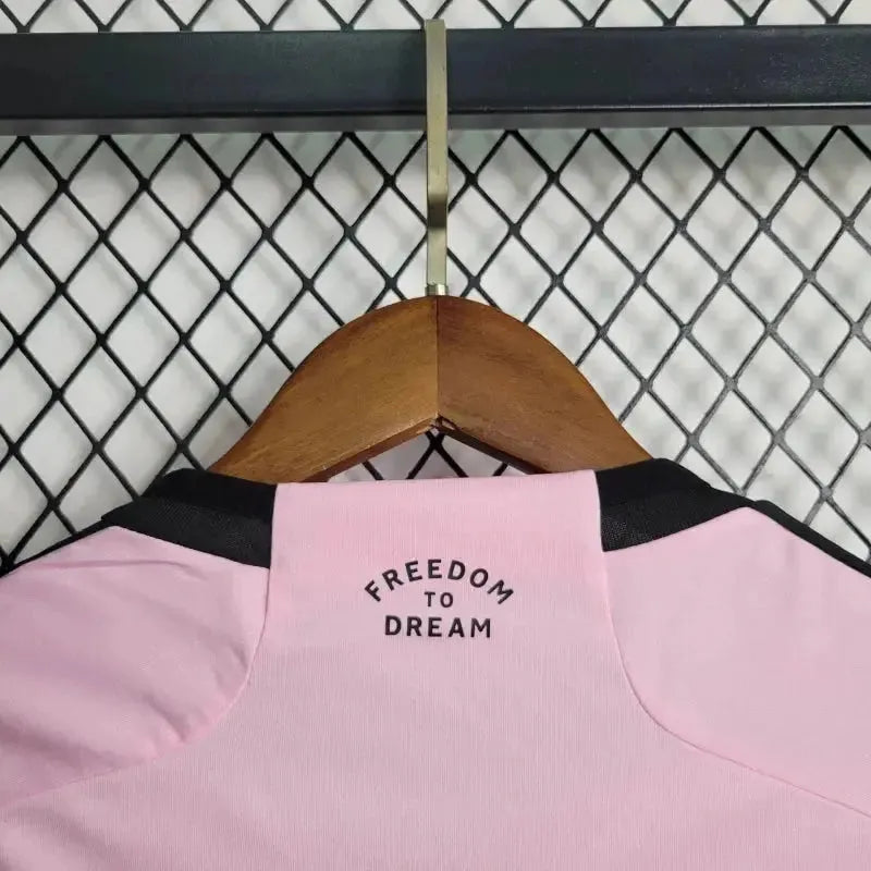 "Camisa Inter Miami Home 24/25 - Torcedor Infantil Rosa - Netmantos"