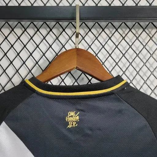 "Camisa Vasco da Gama Home 23/24 - Torcedor Infantil Preta - Netmantos"