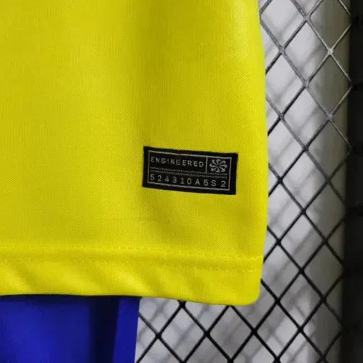 "Camisa Brasil Home 22/23 - Torcedor Infantil Amarela - Netmantos"