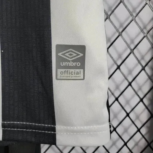 "Camisa Santista Away 22/23 - Torcedor Infantil Preta e Branca - Netmantos"