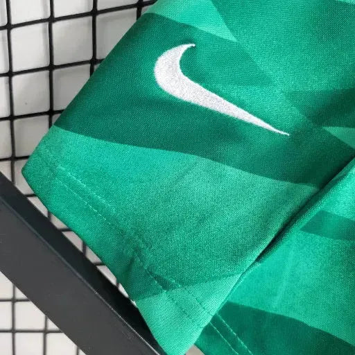 "Camisa Barcelona Goleiro 23/24 - Torcedor Infantil Verde - Netmantos"