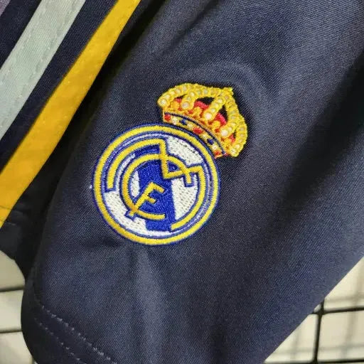 "Camisa Real Madrid Away 23/24 - Torcedor Infantil Preta - Netmantos"