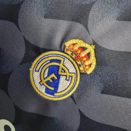"Camisa Real Madrid Away 23/24 - Torcedor Infantil Preta - Netmantos"