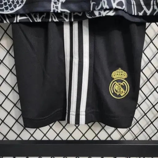 "Camisa Real Madrid Edição Especial 23/24 - Torcedor Infantil Preta - Netmantos"
