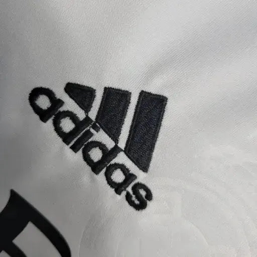 "Camisa Real Madrid Home 22/23 - Torcedor Infantil Branca e Roxa - Netmantos"