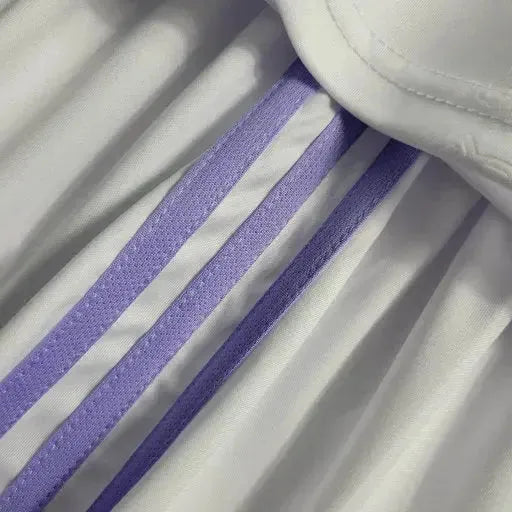 "Camisa Real Madrid Home 22/23 - Torcedor Infantil Branca e Roxa - Netmantos"