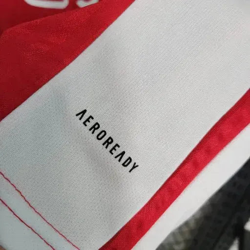 "Camisa Ajax Home 23/24 - Torcedor Infantil Vermelha e Branca - Netmantos"