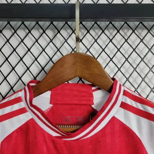 "Camisa Ajax Home 23/24 - Torcedor Infantil Vermelha e Branca - Netmantos"
