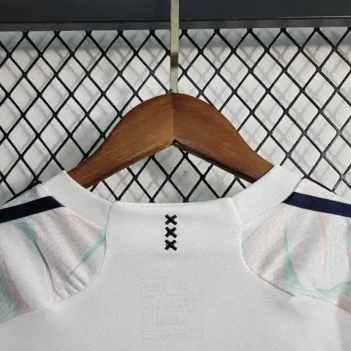 "Camisa Ajax Away 23/24 - Torcedor Infantil Branca - Netmantos"