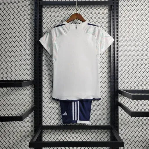 "Camisa Ajax Away 23/24 - Torcedor Infantil Branca - Netmantos"