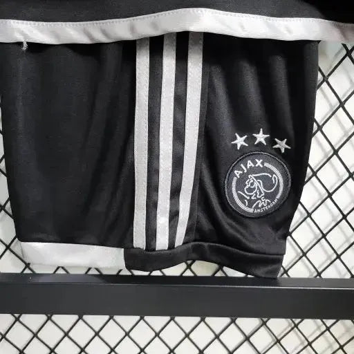 "Camisa Ajax Away II 23/24 - Torcedor Infantil Preta - Netmantos"
