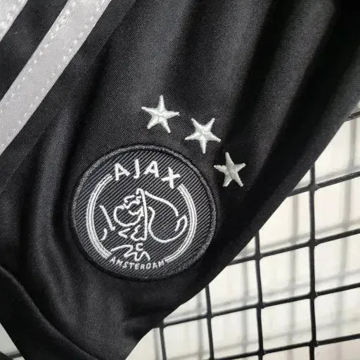 "Camisa Ajax Away II 23/24 - Torcedor Infantil Preta - Netmantos"