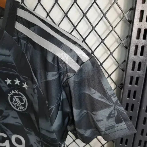 "Camisa Ajax Away II 23/24 - Torcedor Infantil Preta - Netmantos"