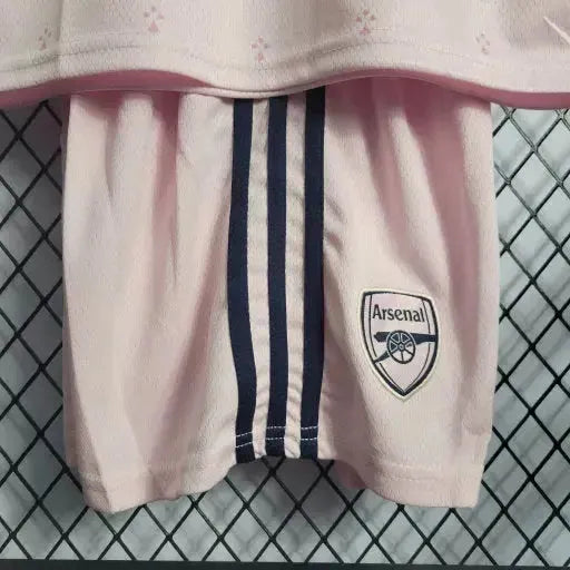 "Camisa Arsenal Away II 22/23 - Torcedor Infantil Rosa - Netmantos"