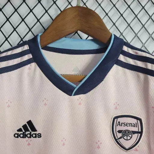 "Camisa Arsenal Away II 22/23 - Torcedor Infantil Rosa - Netmantos"