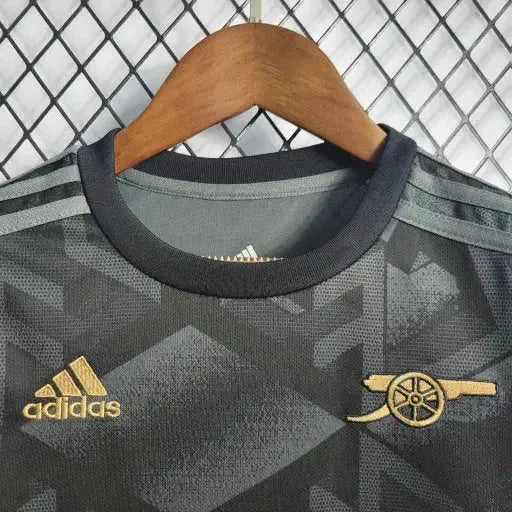 "Camisa Arsenal Away 22/23 - Torcedor Infantil Preta - Netmantos"