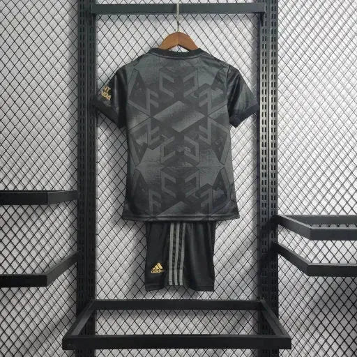 "Camisa Arsenal Away 22/23 - Torcedor Infantil Preta - Netmantos"