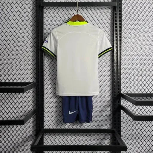 "Camisa Tottenham Home 22/23 - Torcedor Infantil Branca - Netmantos"