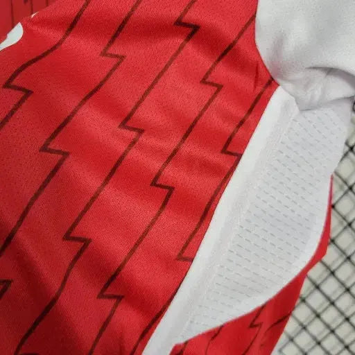 "Camisa Arsenal Home 23/24 - Torcedor Infantil Vermelha e Dourada - Netmantos"