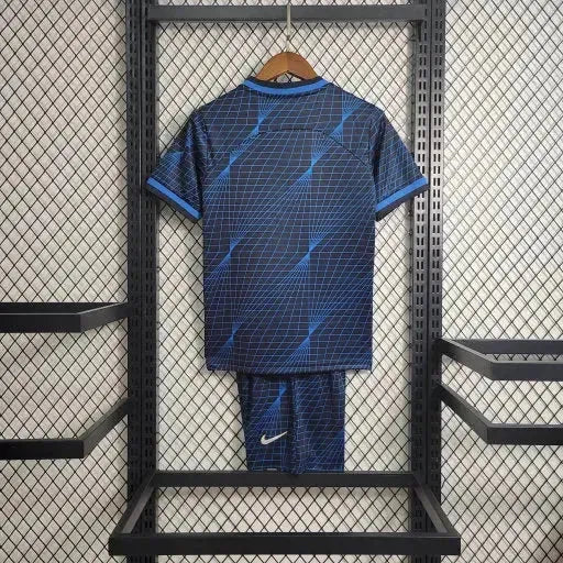 "Camisa Chelsea Away 23/24 - Torcedor Infantil Azul Escuro - Netmantos"