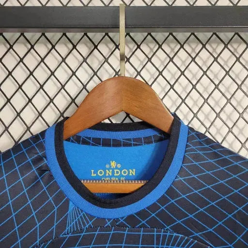 "Camisa Chelsea Away 23/24 - Torcedor Infantil Azul Escuro - Netmantos"