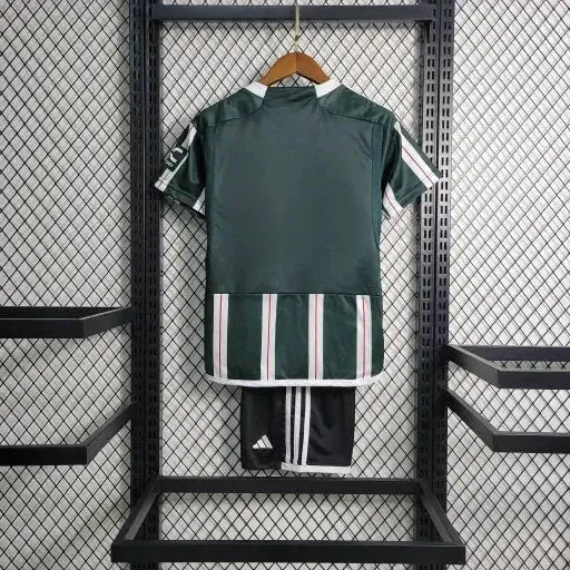 "Camisa Manchester United Away 23/24 - Torcedor Infantil Verde - Netmantos"