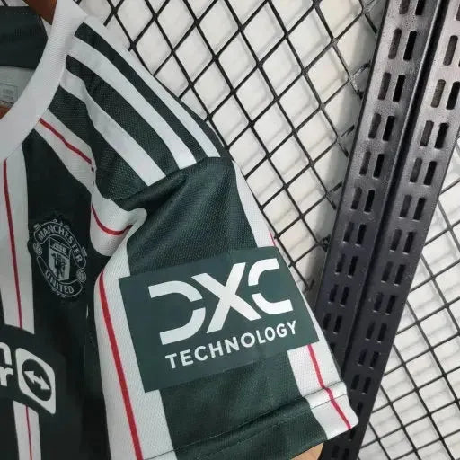 "Camisa Manchester United Away 23/24 - Torcedor Infantil Verde - Netmantos"