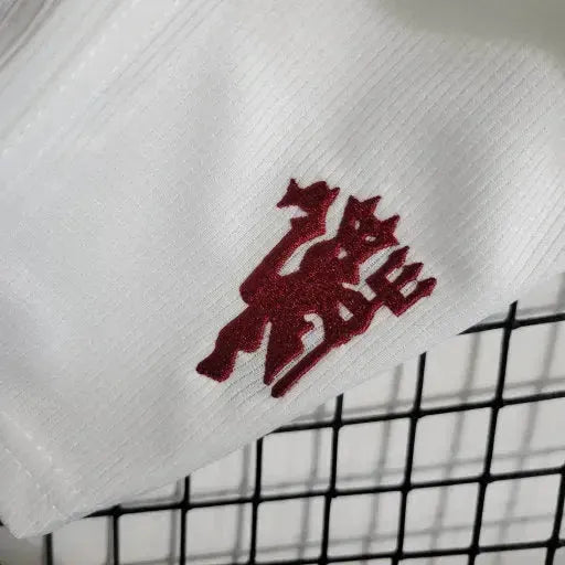 "Camisa Manchester United Away 23/24 - Torcedor Infantil Branca - Netmantos"