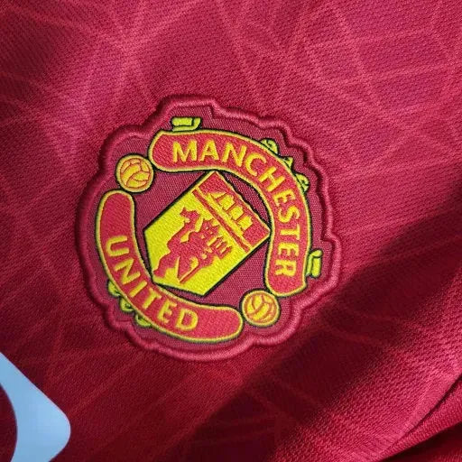 "Camisa Manchester United Home 23/24 - Torcedor Infantil Vermelha - Netmantos"