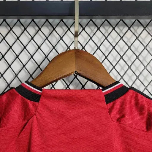 "Camisa Manchester United Home 23/24 - Torcedor Infantil Vermelha - Netmantos"