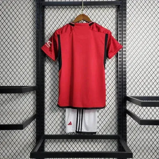 "Camisa Manchester United Home 23/24 - Torcedor Infantil Vermelha - Netmantos"