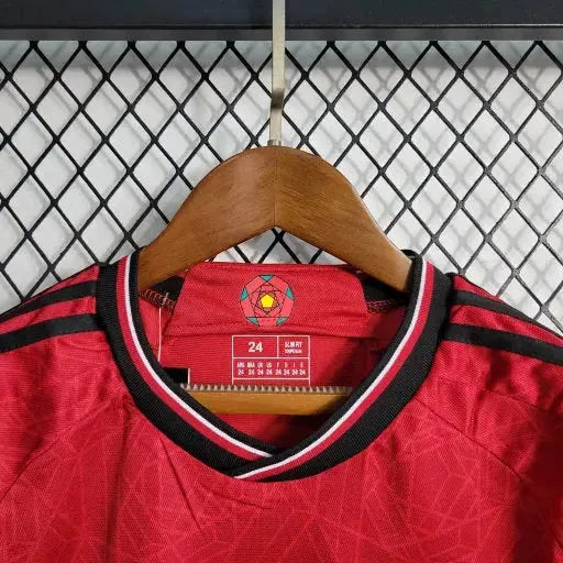 "Camisa Manchester United Home 23/24 - Torcedor Infantil Vermelha - Netmantos"