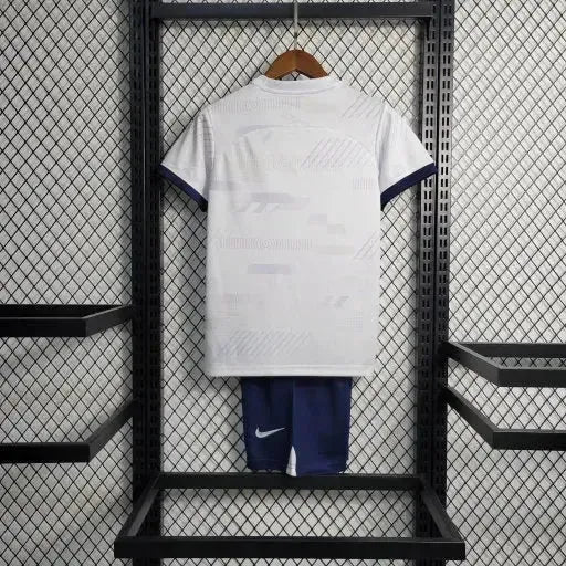 "Camisa Tottenham Home 23/24 - Torcedor Infantil Branca - Netmantos"