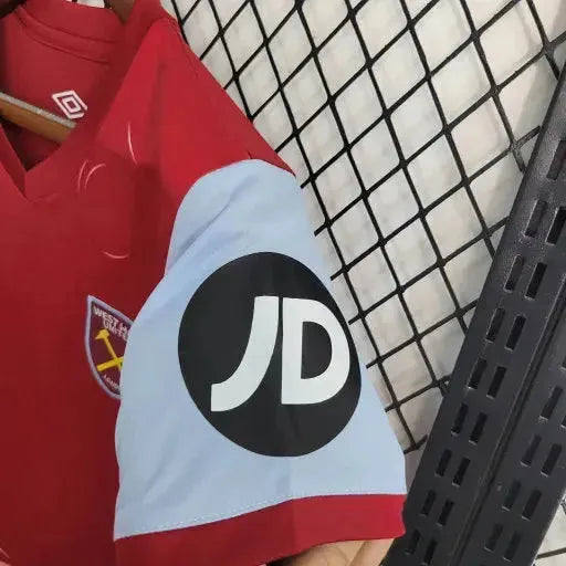 "Camisa West Ham Home 23/24 - Torcedor Infantil Vermelha - Netmantos"