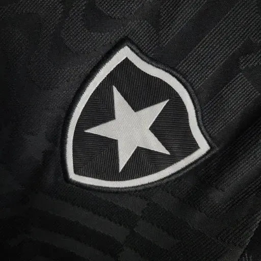 "Camisa Bota Fogo Home 23/24 - Torcedor Infantil Preta - Netmantos"