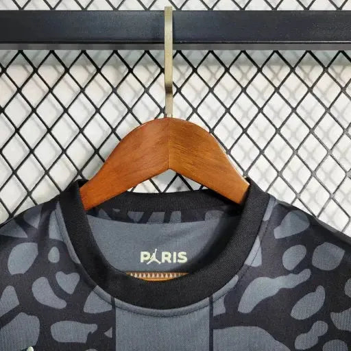 "Camisa PSG Away 23/24 - Torcedor Infantil Preta - Netmantos"