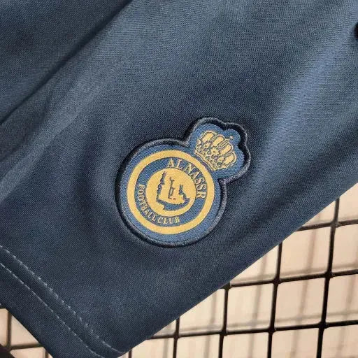 "Camisa Al-Nassr Away 23/24 - Torcedor Infantil Preta - Netmantos"