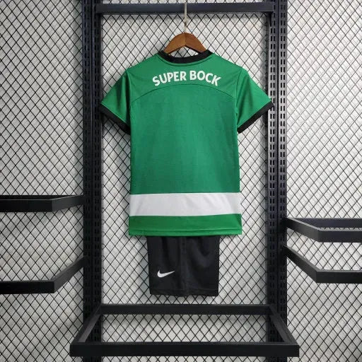 "Camisa Sporting Home 23/24 - Torcedor Infantil Verde - Netmantos"