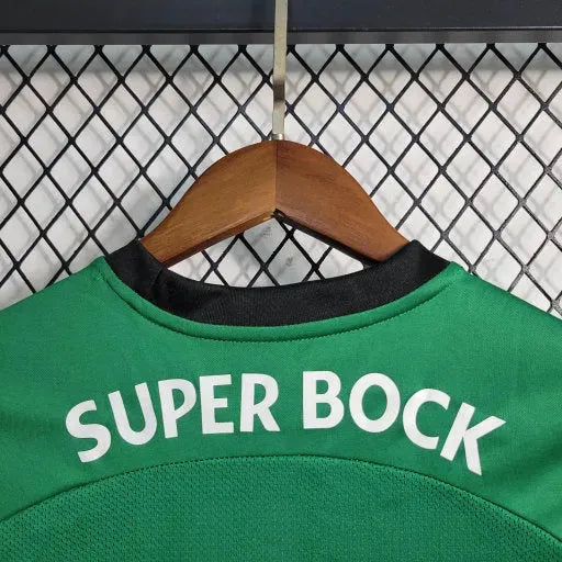 "Camisa Sporting Home 23/24 - Torcedor Infantil Verde - Netmantos"